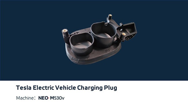 Injection molding solution of electric vehicle charging plugs